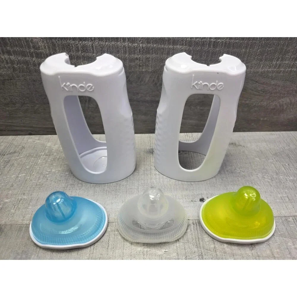 Lot Kiinde Twist Squeeze Baby Bottle Breastfeeding Breastmilk b209
